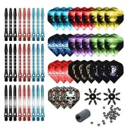 Dart Accessories Kit Including Aluminum Dart shafts,Dart Flights, Flight Save...