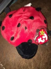 rare retired Ty beanie baby Lucky with multiple tag errors 1993-1995