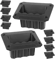 Hoement 10 Pack Speaker Handles Plastic Handles for Subwoofer Speaker Case Barn Door Easy Install Comfortable Grip