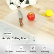 Acrylic Cutting Board with Round Nonslip Mat Acrylic Chopping Board MemSh