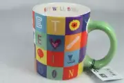 'Get Well Soon' Colorful Mug By Giftcraft Co, #486634 NEW With Tag!
