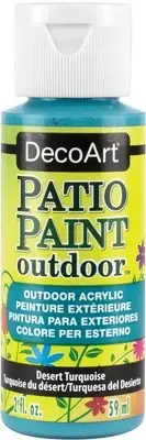 DecoArt Patio Paint 2oz-Desert Turquoise DCP-79
