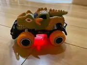 Dinosaur Remote Control Cars, Mini Dino Cars for Kids Toys Age 3-6 RC Race Truck