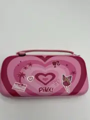 Pink Butterfly Hardshell Carrying Case for Nintendo Switch/Switch OLED *NEW*