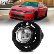 LED Fog Light For 2015-2019 Dodge Charger /14-16 Jeep Grand Cherokee Clear Lamp (for: Jeep)