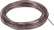 uxcell 1.5mm Bonsai Training Wire, 1 Roll Floral Wire Stems Anodized Aluminum Tree Wire 32.8 Feet Total for Gardening Branch Fixing, Brown