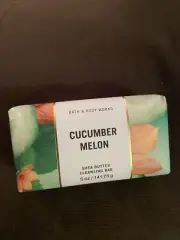 BATH & BODY WORKS 5 OZ BARS CUCUMBER MELON CLEANSING BAR SOAPS NEW