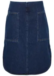 Totême Denim Midi Skirt - Dark Blue - 12 12