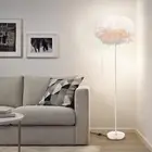 Feather Floor Lamp,Floor Lamps for Living Room,Home Office Bedroom Decor,Floo...