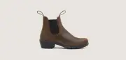 Blundstone Women's Chelsea Brown Water-Resistant Lightweight Leather Boot #1673