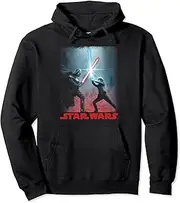 [STAR WARS] Darth Vader Luke Skywalker Battle Silhouette Pullover Hoodie