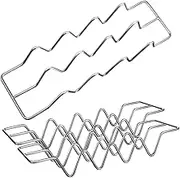 Cabilock Oven Safe Taco Rack Holder Stand Piece Stainless Steel Kit for Family Dinners