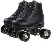 SSJJTT Double Row Roller Skates for Women and Men Fancy Skates Four Wheels Roller Blades Outdoor Sports Adult