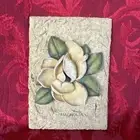 3 Dimensional MAGNOLIA Wall Plaque by Cheri Blum 6.25” X 4.5” NEW In Box