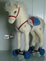 Steiff Ltd OLIVIA HORSE ON WHEELS - 17.2in./ 43 cm EAN 006814 BNIB
