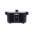 Morphy Richards 6.5L Rectangle Digital Slow Cooker - Matte Black