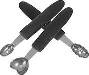 Gatuida Ice Cream Scoop Spoon Set Stainless Steel Fruit Scooper Melon Maker for Watermelon Salads