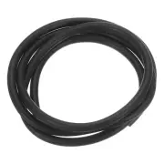 Silicone Foam Seal Strip, 6.5mm(0.26") Dia 1 Meters(3.28 Ft) Long Black