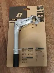 Zoom Quick Comfort Adjustable Quill Stem, 90mm, 25.4 Clamp, Adjustable 80-150d