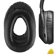 Geekria Protein Leather Ear Pads for Sennheiser PXC550 MB660 Headphones (Black)