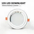 12X LED Downlights 6500K Dimmable AU Plug 70mm 90mm 120mm Cutout Kitchen Bedroom