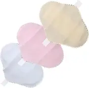 HEATSHAKING 3pcs Reusable Graphene Sanitary Pads Washable Feminine Hygiene Menstrual Pads Strong Absorption Closure Portable Design for Women