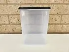 NEW Tupperware Modular Square Storage Size 4 Black 5.4Litre