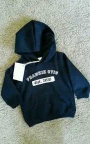 Willow Tree black Frankie Otis baby hoodie sz00 BNWT free post D4