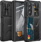 Vihibii Case for Samsung Galaxy Z Fold 6 with Card Holder & Camera Cover & Hi...