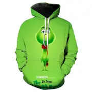 Christmas Grinch Hoodie 3d Printed Unisex Couple Hoodies Pullover Hooded Sweatshirt Tops For Men Women Adult Xmas Gifts B S