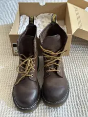 Dr. (Doc) Martens 1460W Burnished Wyoming Brown Women Boots - US 11 - NEW