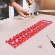 28 Holes Nut and Bolt Thread Checker (Inch & Metric) Identifier Thread Gauges