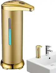 Automatic Soap Dispenser - Battery Operated Soap Dispenser | Touchless Hand Soap Dispenser, USB Rechargeable Smart Electric Liquid Soap Pump, Motion Sensor Soap Dispenser for Home