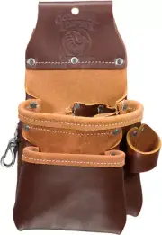 Occidental Leather 6102 9-Pocket Compact All Leather Tool Pouch w/Tool Snap Clip