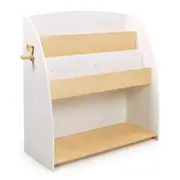 Tender Leaf Toys 81x77cm Forest Wooden Bookcase Kids Book Storage Organiser 3y+