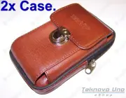 2x Case Double Pouch Belt Clip for HP 35s 10c 11c 12c 12CP 15c 16c 10BII+ 17BII+