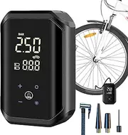 Mini Air Pump,Digital Inflator for Tires | Lightweight Electric Air Pump for Automotive and Bike Tire Motorcycle Maintenance