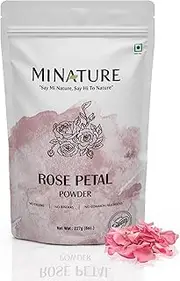 Rose Petal Powder - Hair & Skincare-Pure Natural Rejuvenating Moisturising Antiageing Cooling Face Mask Skin Lightener Brightener Even Tone Complexion - 227g / 1/2 lbs / 8 oz