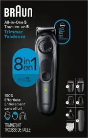 Braun All-in-One Style Kit Series 5 5471 8-in-1 Trimmer for Men with Beard Trimm
