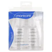Manicare Travel Bottles with ID Labels 2 Pack