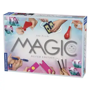 【英國T&K】錯覺或科學STEAM寶盒：銀色魔法風雲會：讓人驚呆的100個魔術(698225-Magic Silver Edition)