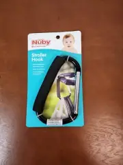 Nuby Stroller Hook - Black - Holds Diaper Bag And Shopping Bags and More - New