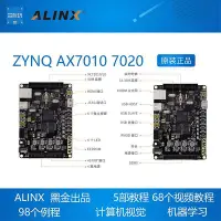 在飛比找Yahoo!奇摩拍賣優惠-黑金官方ALINX FPGA開發板ZYNQ XC7Z AX7