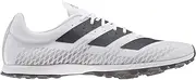 [adidas] Adizero XC Sprint Shoe - Men's Track & Field White/Core Black/Silver Metallic