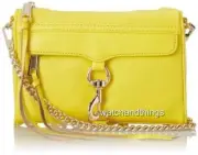 New Rebacca Minkoff Mini Mac Leather Crossbody Handbag Purse H001I001 $195