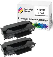 2 Pack Compatible Toner Cartridge for Ricoh 413197 TYPE-SP1000S (4,000 Pages) for Lanier Ricoh Aficio SP 1000SF FAX1140L