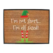 Elf Sized - Funny Novelty Doormat Man Cave Floor mat