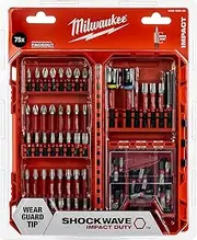 [Milwaukee] Shockwave Impact Duty 4932492008 Impact Resistant Bit Set (TX, PZ, PH, HEX, TXBO, Accessories for Impact Wrenches and Screwdrivers)
