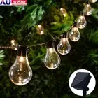 Retro Solar String Lights Garden LED Festoon Party Globe 20 Bulbs Light Outdoor