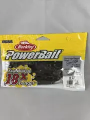 Berkley PowerBait Chigger Craw Fishing Soft Bait, 4",8ct, Green Pumpkin 4/0 Hook